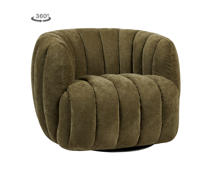Verdi coffeechair swivel 360&deg; - Maloy 77 moss