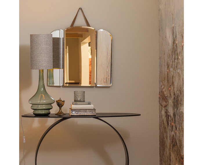 Chunky Lampenkap Soft Canvaslook Grijs Melange - BePureHome