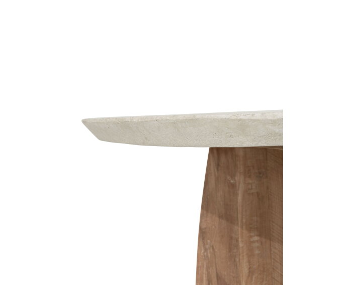DTP Home Nova eettafel Deens ovaal Travertin 220x110 cm - Beige
