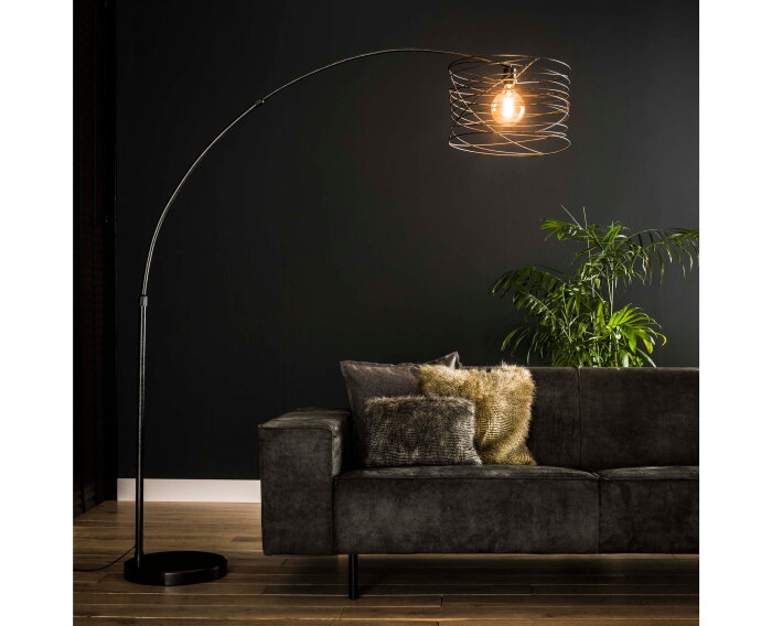 Booglamp &Oslash;45 curl - Charcoal