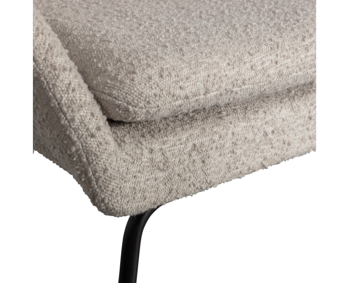 DITTE FAUTEUIL BOUCLE GREIGE - WOOOD