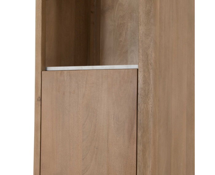 Inglegplank Boekenkast Dallas Beige Marmer Set van 2