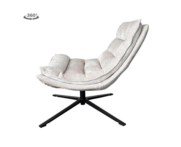 Venice Fauteuil - fabric BMG806 beige (draaibaar)