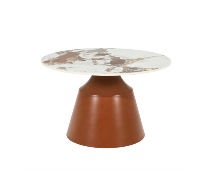 Coffee table Roka ( set of 2) 70x70cm - bruin | BY-BOO