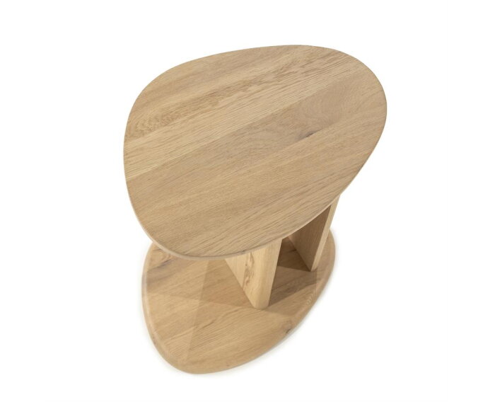 Bijzettafel Lori 46x35cm - naturel | Eleonora