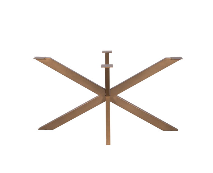 Matrixpoot Brons Ovaal/Rechthoek 140 cm Koker 4x8 cm