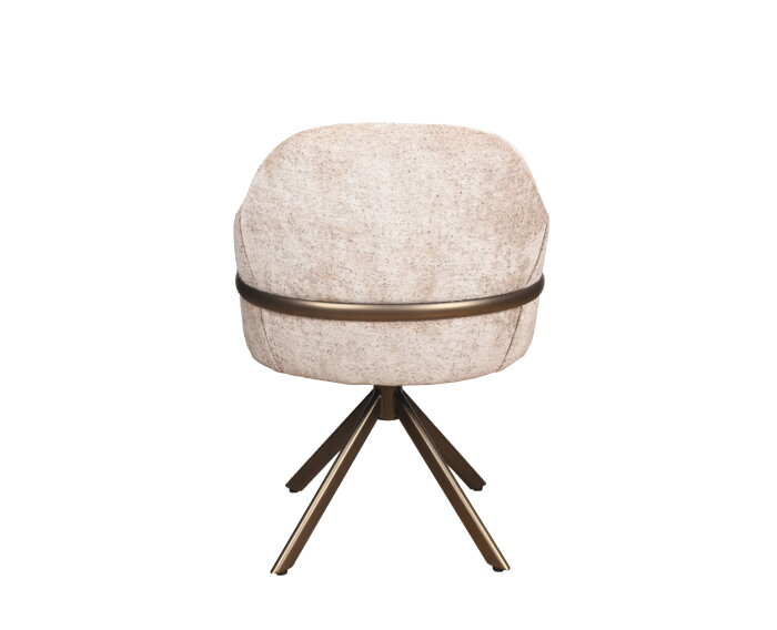 Eetkamerstoel New york poot Venus 360 anodic brown - be glory sand