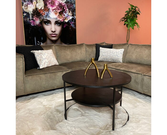 Salontafel Lecia | Zwart Goud