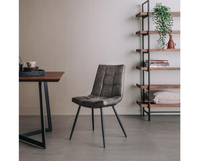 Navarra Stoel - fabric Antracite