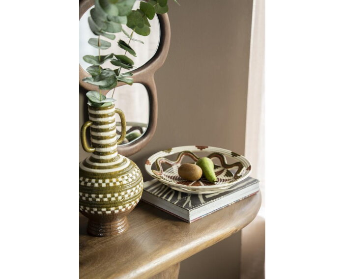 Bowl Vloom 29.5x6.8cm - veelkleurig | BY-BOO