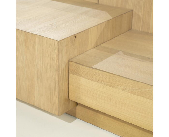 Salontafel Quinten rechthoekig 140x75cm - naturel | Eleonora