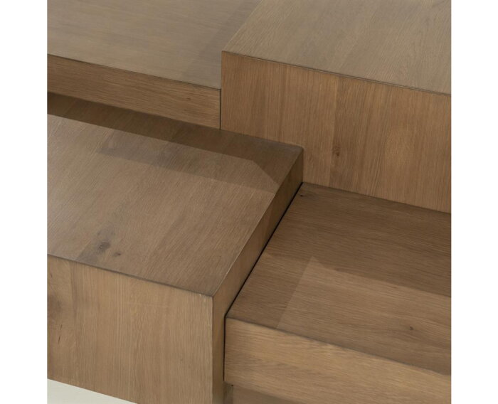 Salontafel Quinten rechthoekig 140x75cm - bruin | Eleonora