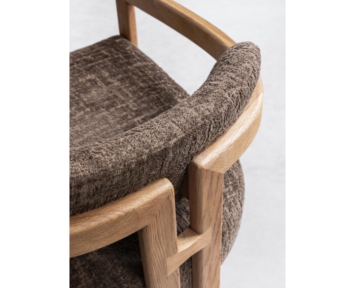 MUST Living fauteuil Kelly - Luxor Sand - Naturel - 75x73x73 cm