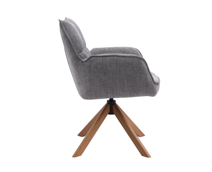 Eetkamerstoel Marilla Natural - Graphite