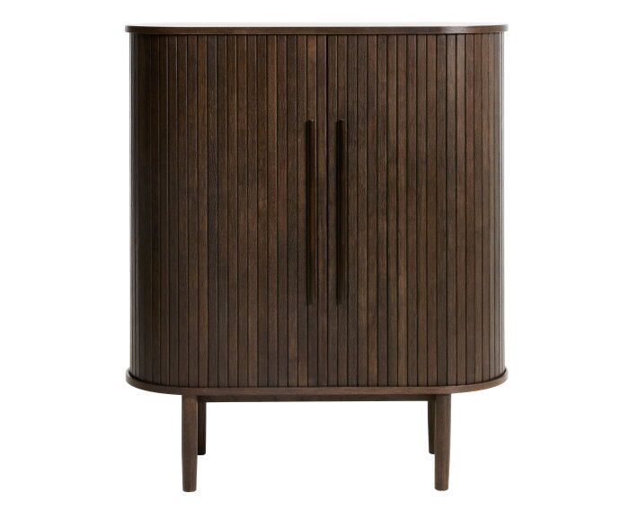 Opbergkast Meta eikenhout 118 cm - Espresso