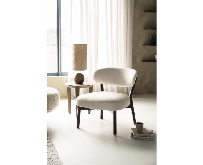 Fauteuil Mikky bruin - beige | Eleonora