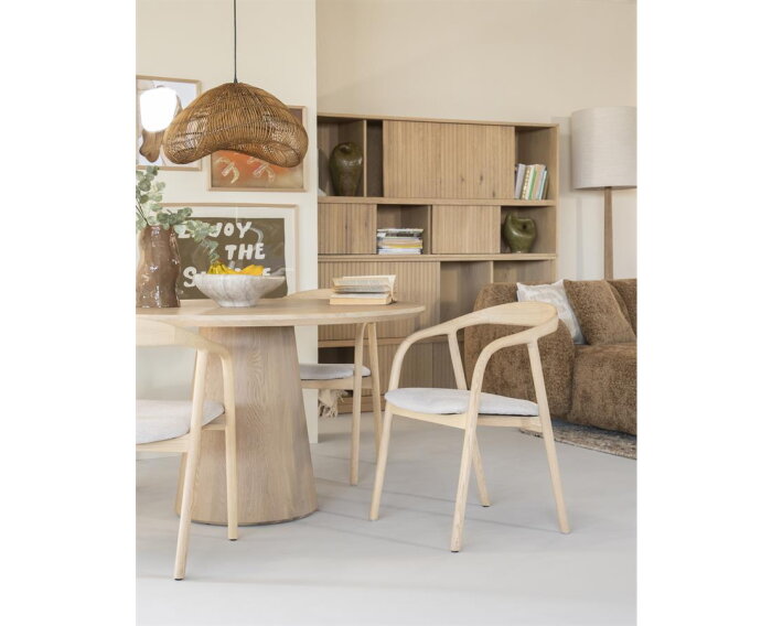 Eetkamerstoel Rayven - naturel | Eleonora