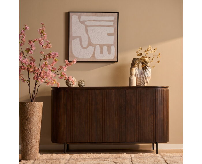 Dressoir Solana Bruin Mangohout 165 cm