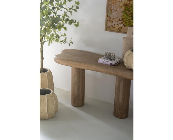 Sidetable Nigel 180x55cm - naturel | Eleonora