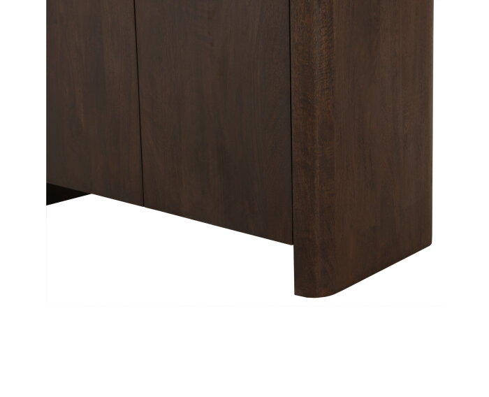 Vakkenkast Dallas Bruin Mangohout 90 cm