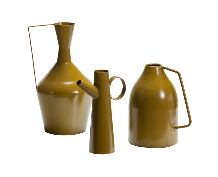 Set V 3 - Tins Vazen Metaal Fudge - BePureHome