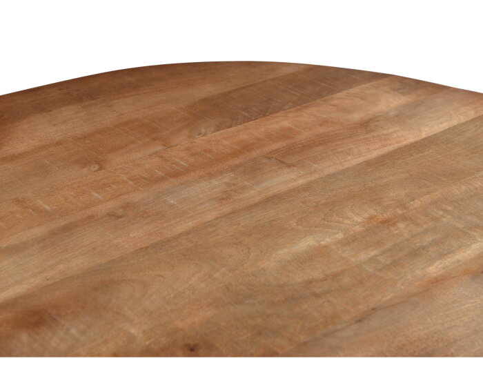 Salontafel Salvator rond 80 cm Mangohout - Brown | Livingfurn