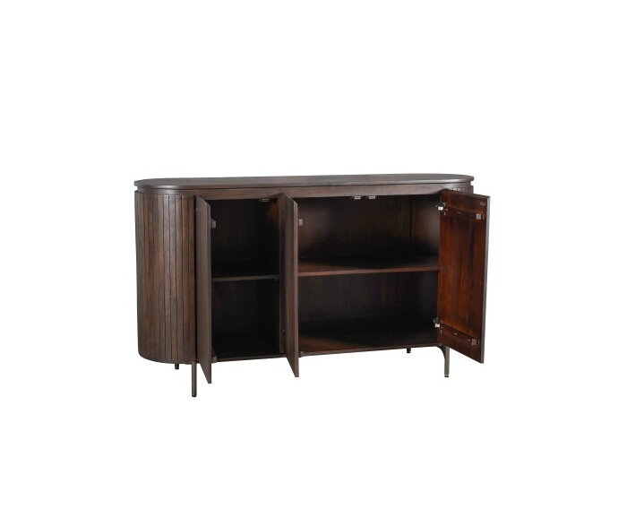 Dressoir Solana Bruin Mangohout 165 cm