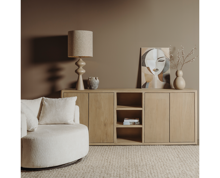 Tenna Dressoir naturel 220 cm