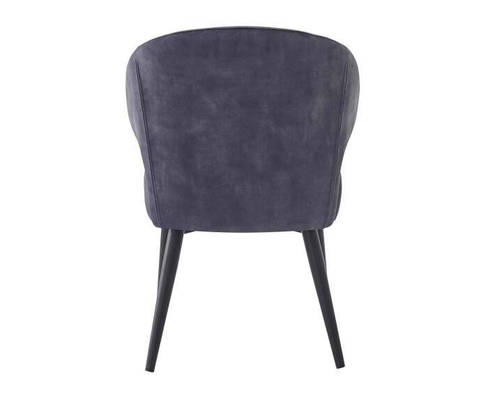 Eetkamerstoel Donna - Antraciet Velvet | Livingfurn