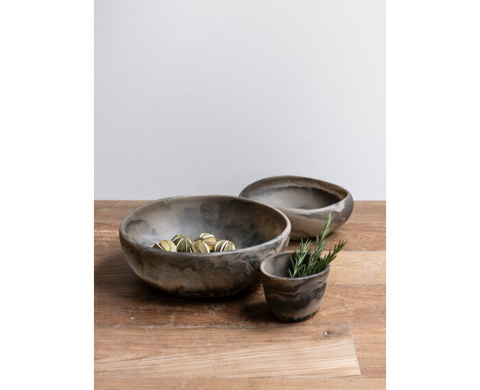 bowl Rafael zwart/bruin large