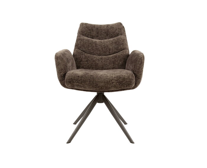 Armstoel Lounge draaibaar VPE2 - Hoven taupe-bruin