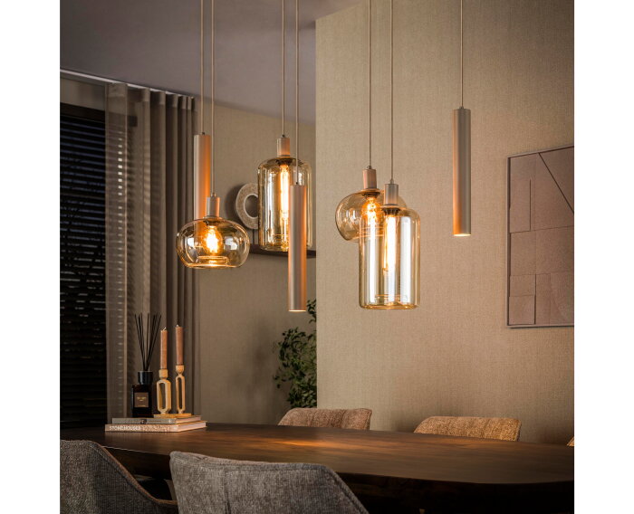 Hanglamp Serene 4+3L - Beige