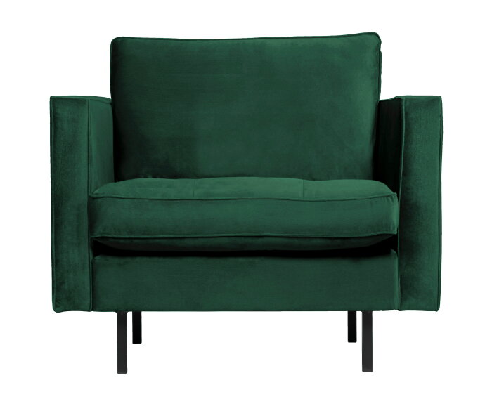 Rodeo Classic Fauteuil Velvet Green Forest - BePureHome