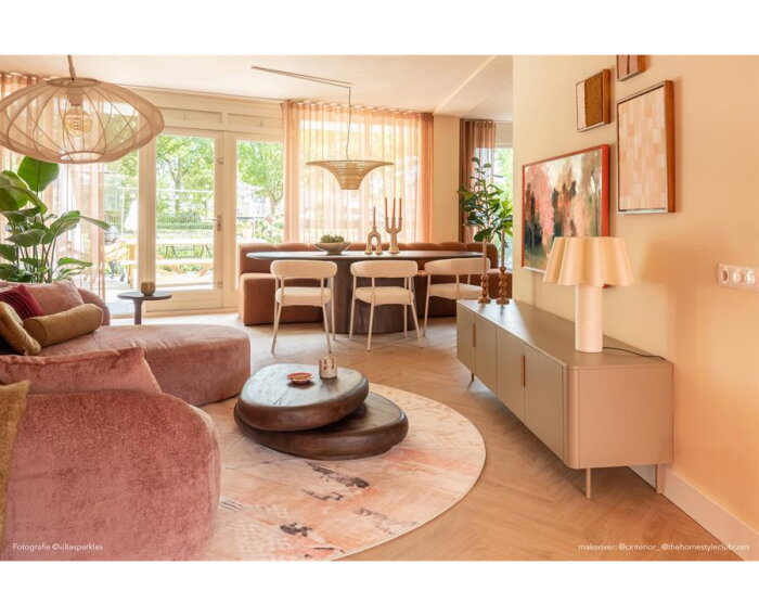 Salontafel Kabo draaibaar 100x80cm - Donkerbruin | BY-BOO