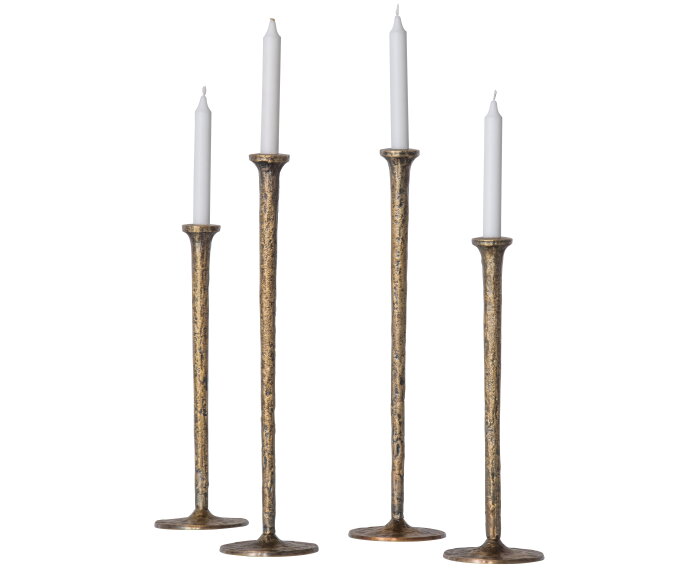 Chandler Kaarsenstandaard Metaal Antique Brass 49cm - BePureHome