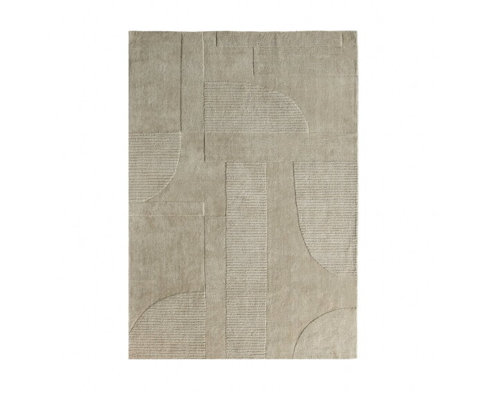by fonQ Shapes Vloerkleed - Sage - Rechthoekig - 160 x 230 cm