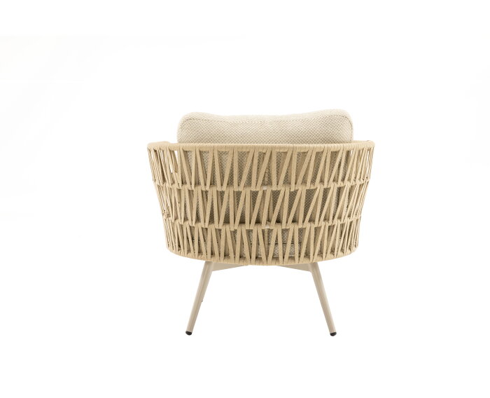 Loungestoel Sophia draaibaar 360&deg; tuin - Beige
