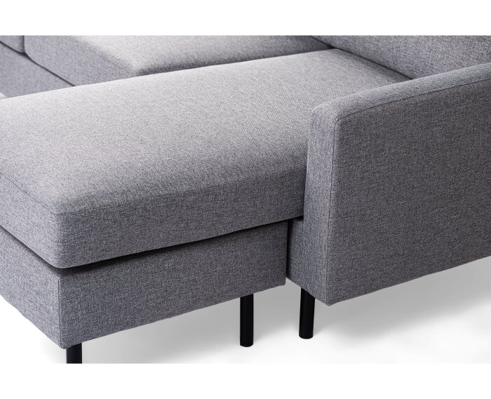 3 seater sofa CL L+R, fabric Malmo 90, M411 grey