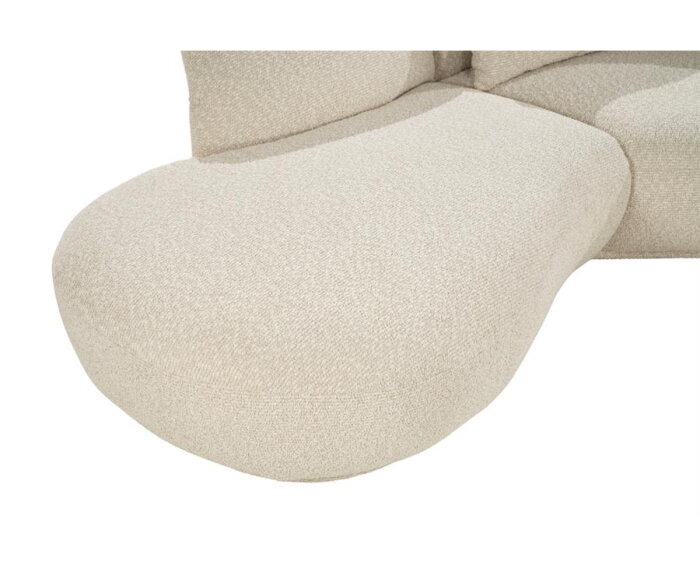 SEVN Emma organische modulaire hoekbank - Phat Sand - 310x259 cm - Zelf samen te stellen