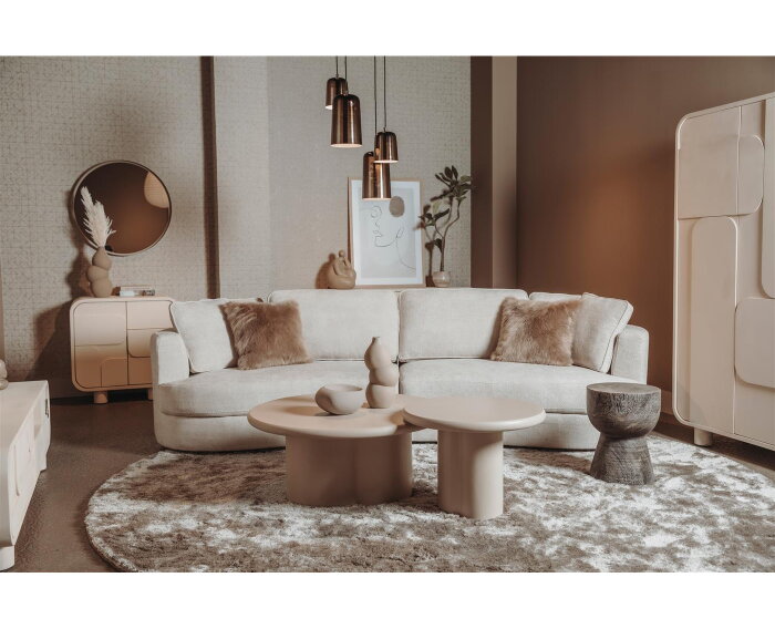Sunderland 3 seater - fabric XS85 15 Ivory