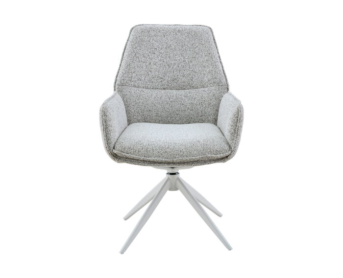 Eetkamerstoel Hera | Light Grey | Met armleuning