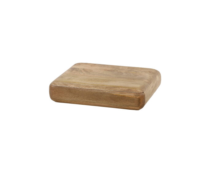 Nachtkastje Sleek mangohout - zandkleur