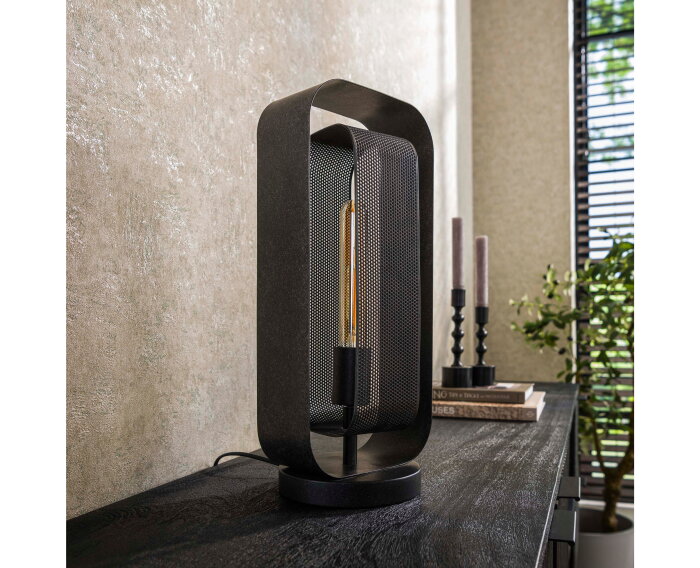 Tafellamp Mesh rotate 1 lamp - Artic zwart
