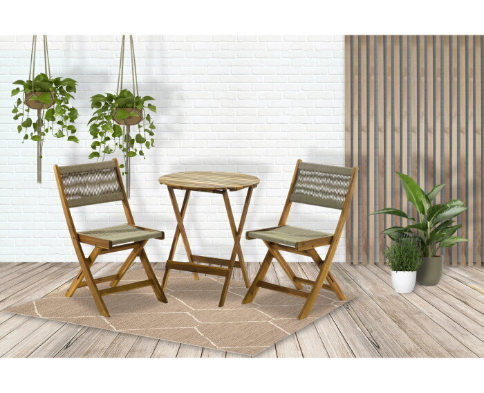 Lanzarote bistro set taupe