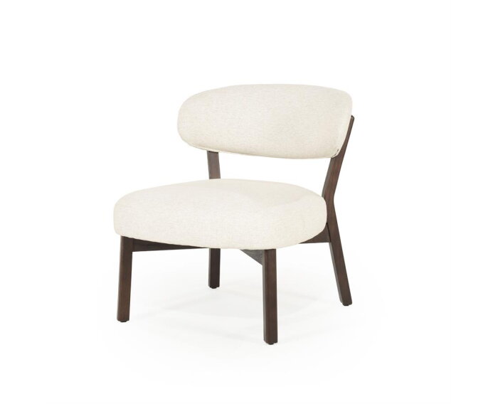 Fauteuil Mikky bruin - beige | Eleonora