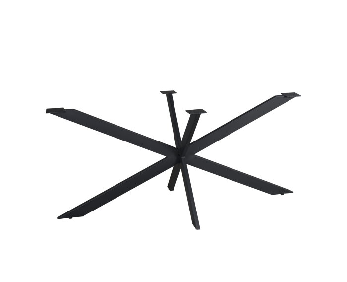 Matrixpoot Zwart Ovaal/Rechthoek 160 cm Koker 2,5x7,5 cm