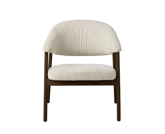 Fauteuil Elk Japandi - dark espresso eiken - 71x69x76 cm