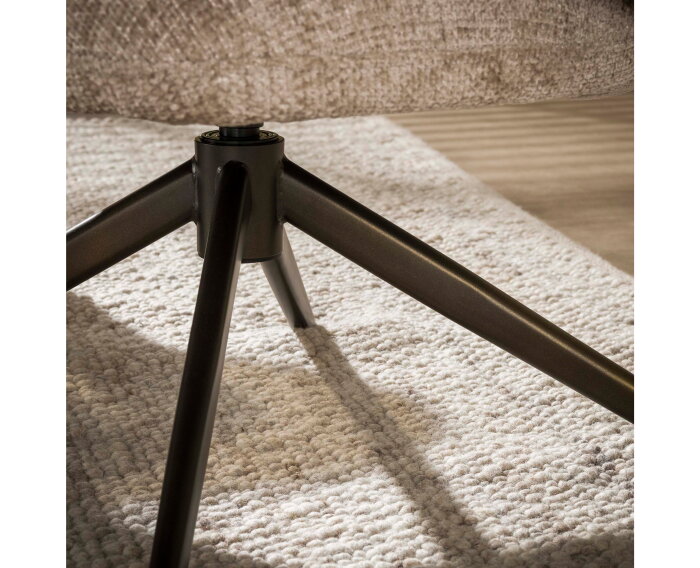 Fauteuil Flex draaibaar - Hoven zand-bruin