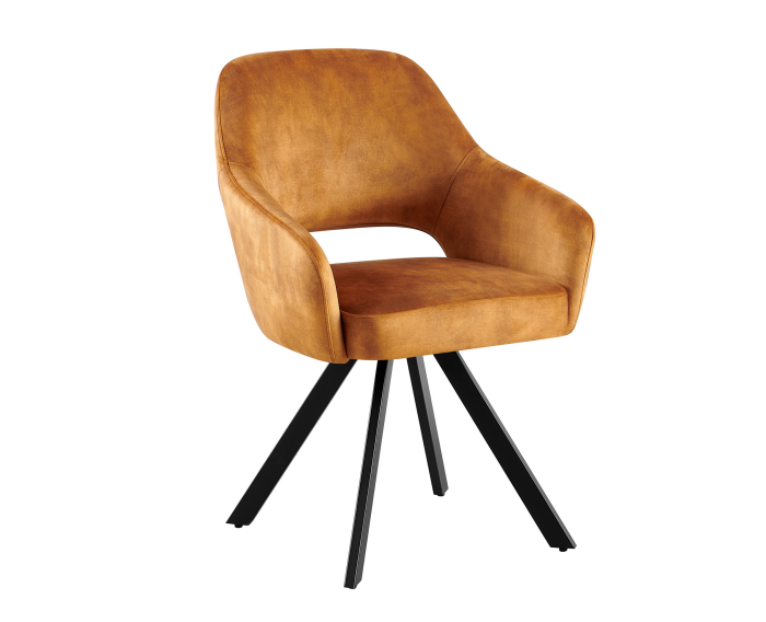 Eetkamerstoel Emilie Adore 15 Cognac ZITTING