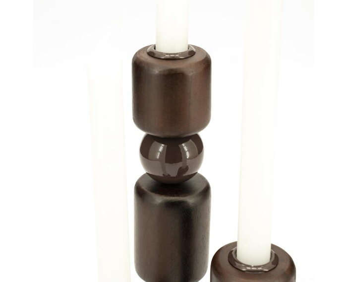 Candle holder Belloa - bruin | BY-BOO